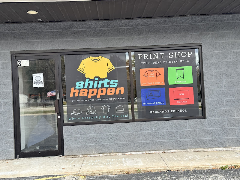 Shirts Happen, Custom Printing-Signage & More