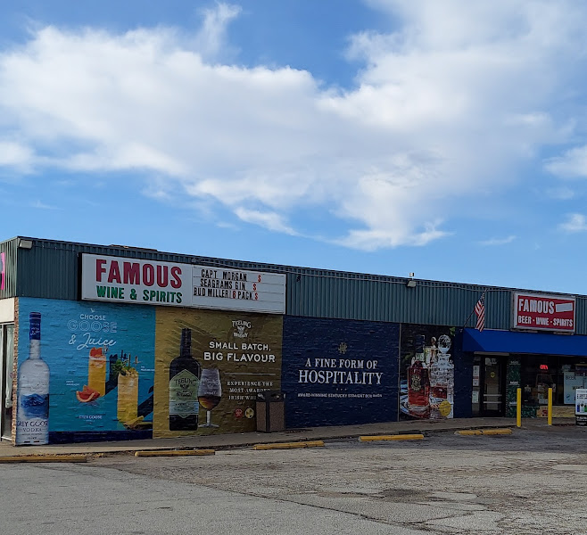 Famous wine and spirits