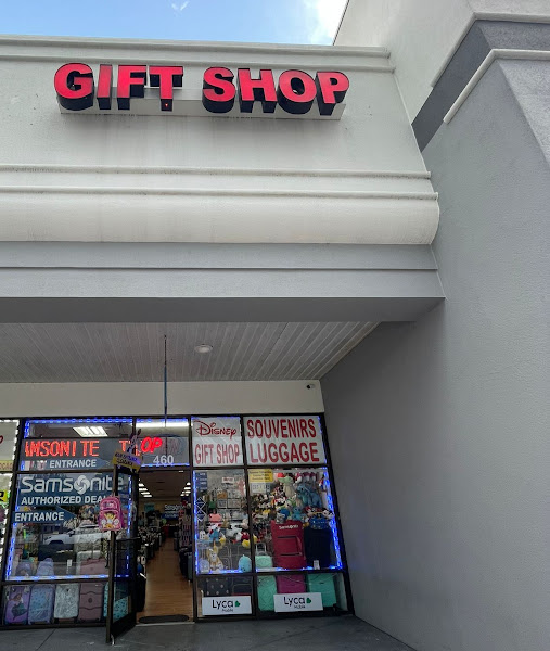 Luggage Samsonite and gift store