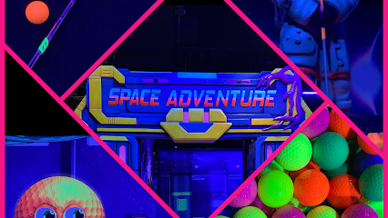 Space Adventure Blacklight Mini Golf