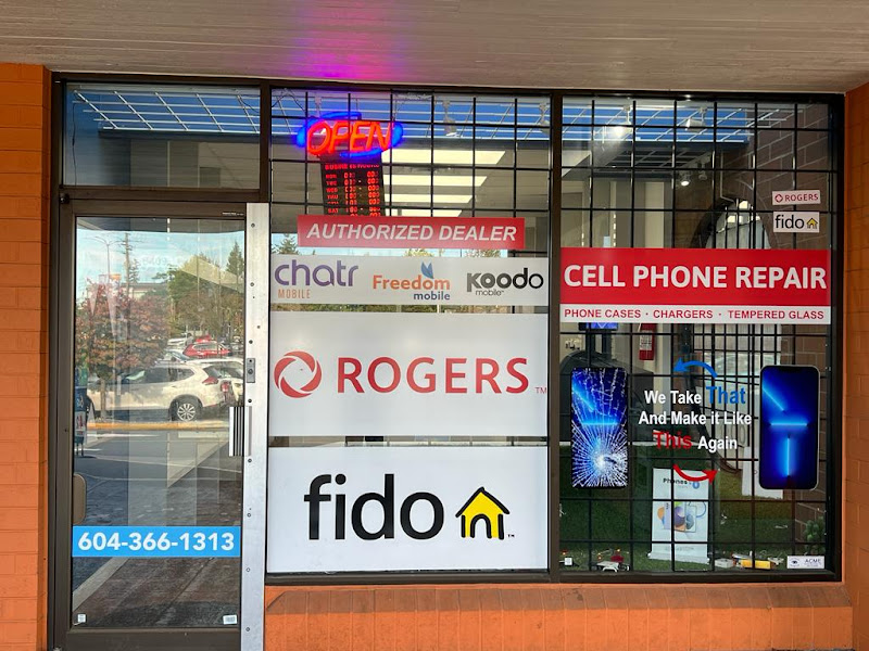 Rogers - Telus - Fido - Koodo - Freedom (Available at Cellular Point Delta)