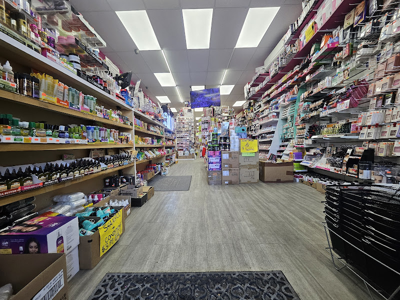 Meta Beauty Supply Store at Flatbush Ave in Brooklyn NY.