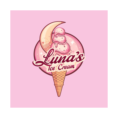 Luna"s Ice Cream logo