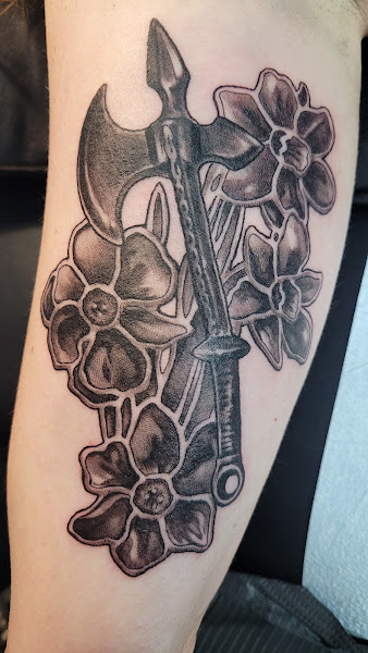 Molotov and Bricks Tattoo