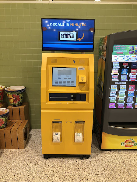 Georgia MV Express Tag Kiosk
