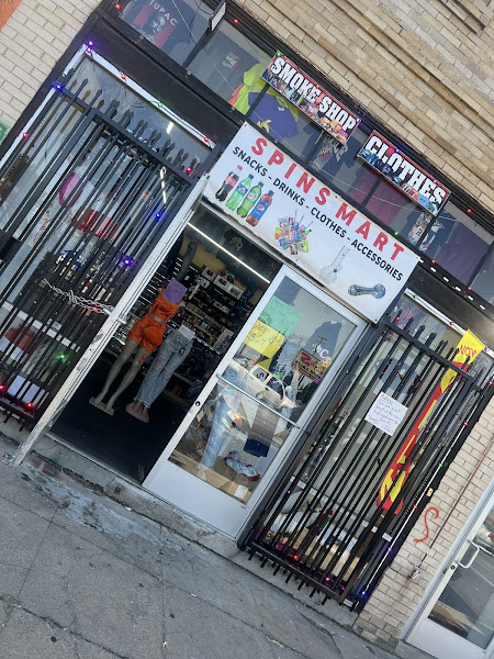Spins smoke shop and clothes