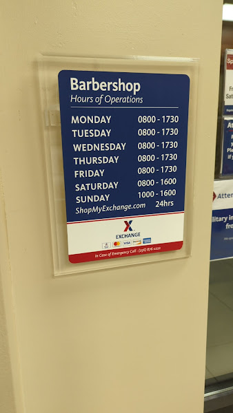 Redstone Arsenal barbershop