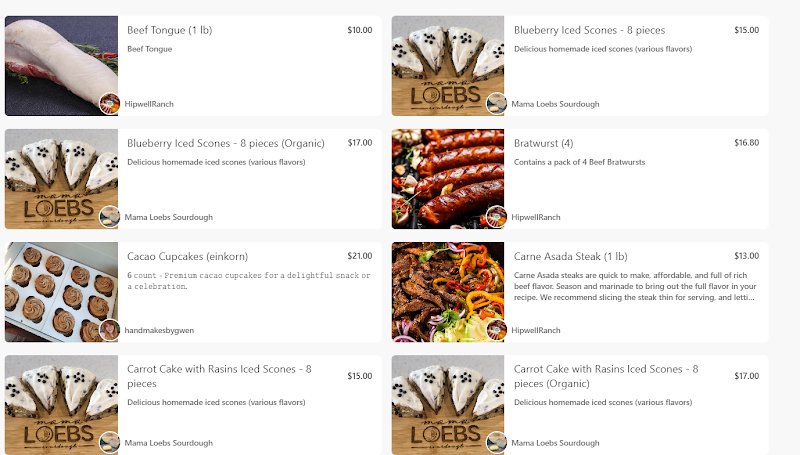 Reko: Boise Pickup (online farmers market)