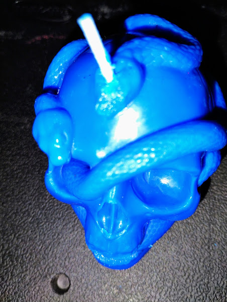 Dragon and Skull Candles