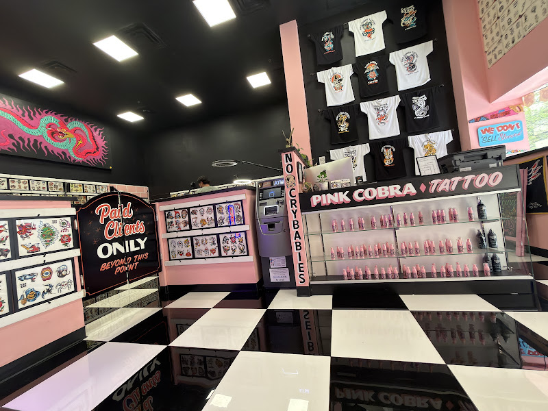 Pink Cobra Tattoo