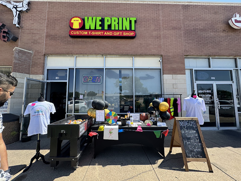 We Print | DTG • DTF • Embroidery • T-Shirt Printing • Business Cards • Photo Prints • Flyers